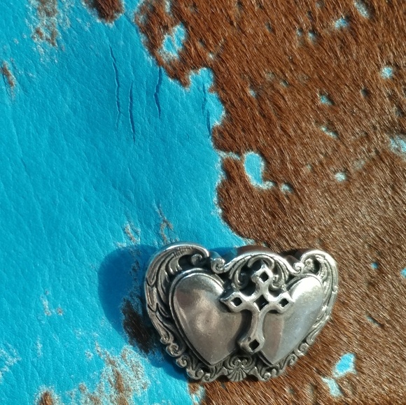 Turquoise Acid Washed Cowhide Clutch Purse - Picture 7 of 7